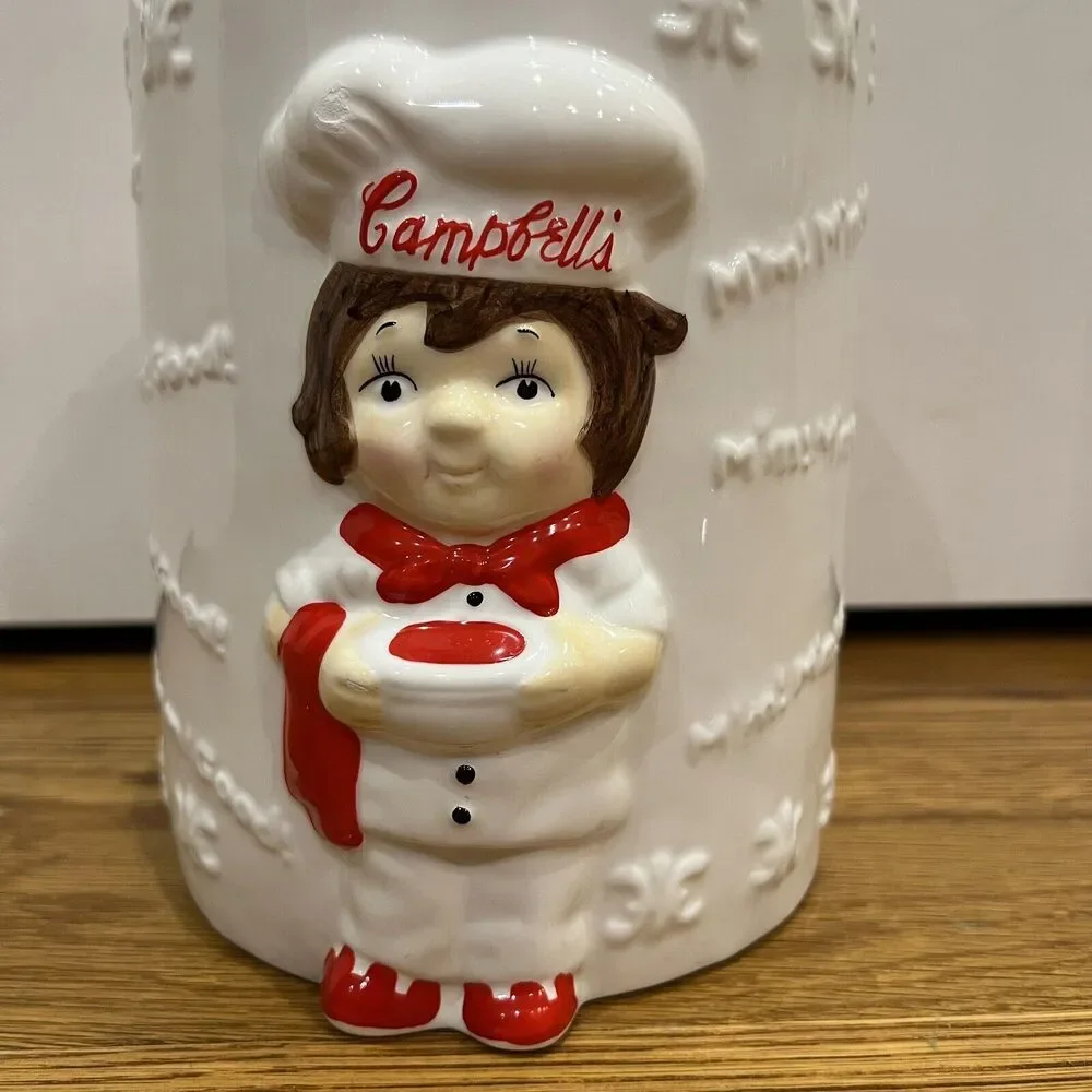 Campbell's‎ Soup Cookie-Cracker Jar 1999 Houston Harvest